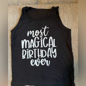 Disney birthday tank top